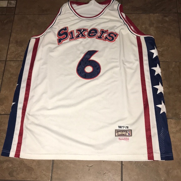 Men’s NBA 76’ers Erving Jersey - Picture 1 of 7
